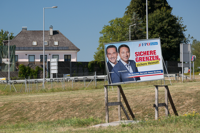 Plakate zur Landtagswahl in Oberösterreich