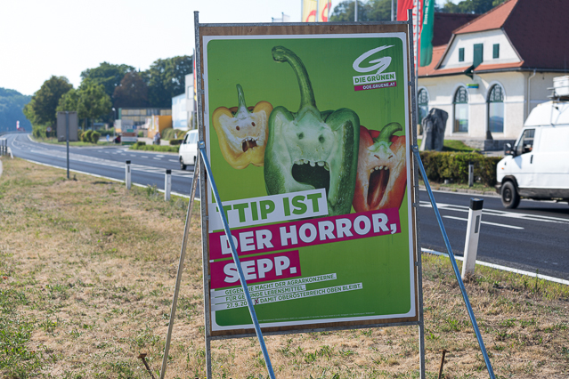 Plakate zur Landtagswahl in Oberösterreich