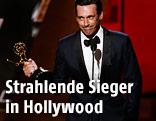 Jon Hamm mit dem Emmy