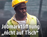 Arbeiter auf einer Baustelle