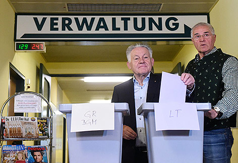 ÖVP-Spitzenkandidat Landeshauptmann Josef Pühringer