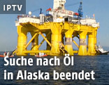 Ölbohrplattform in der Arktis