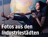 K&uuml;nstlerische Perspektive auf eine russische Industriestadt