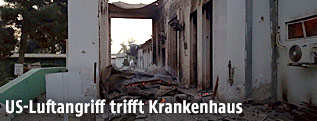 Zerstörtes Krankenhaus in Kunduz