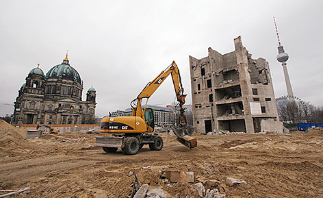 Abriss des Palastes der Republik