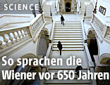 Stiegenaufgang der Universität Wien