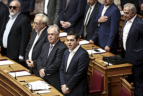 © Reuters/Yorgos Karahalis Vereidigung des griechischen Parlaments
