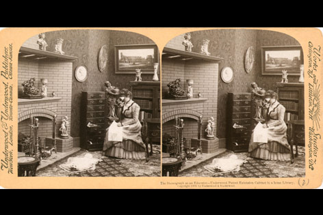 © Public Domain Stereoskop im Einsatz