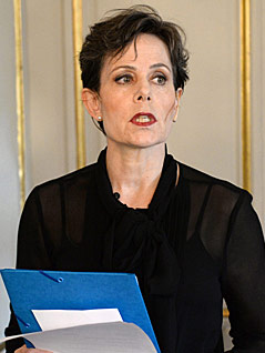 © APA/EPA/Fredrik Sandberg Sara Danius, Präsidentin der Schwedischen Akademie