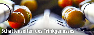 Orangensaftproduktion in einer brasilianischen Fabrik