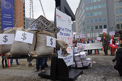 © ORF.at/Guido Tiefenthaler Proteste in Brüssel