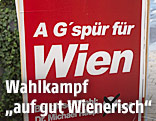 Wahlslogan "A G'spür für Wien"
