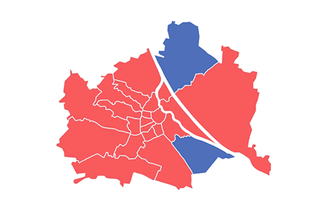 © ORF.at Sprengelergebnis der Wien-Wahl 2015