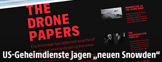 Website zu "The Drone Papers"