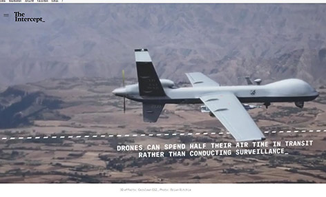 © Screenshot theintercept.com Eine Drohne