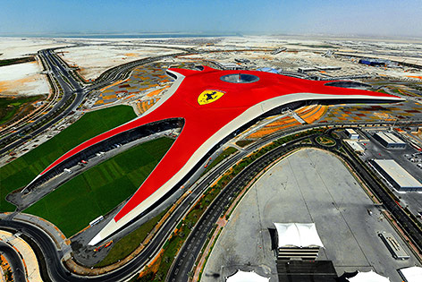 © APA/AFP/FERRARI WORLD Ferrari-Themenpark in Abu Dhabi