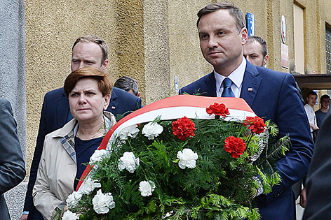 Beata Szydlo und Andrzej Duda