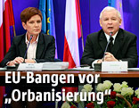 Beata Szydlo und Jaroslaw Kaczynski