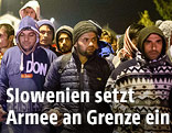Fl&uuml;chtlinge in Slowenien