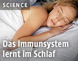 Schlafende Frau