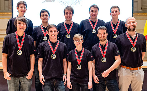 © APA/Urs Flueeler Das österreichische Nationalteam bei der "European Cyber Security Challenge"