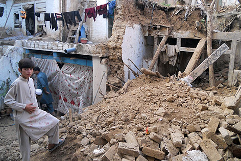 Bebenschäden in Pakistan
