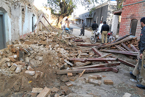 Bebenschäden in Pakistan