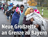 Flüchtlinge bei Passau