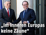 Francois Hollande und Werner Faymann