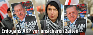 Anti-AKP-Demonstrant