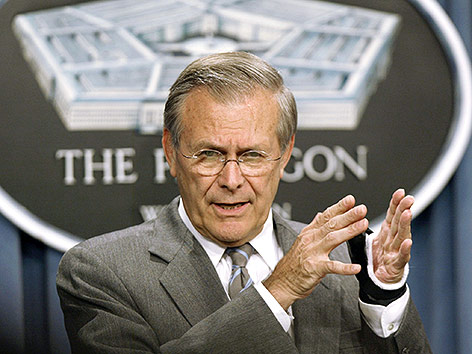 © Reuters/Kevin Lamarque Ex-US-Verteidigungsminister Donald Rumsfeld