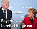 Horst Seehofer und Angela Merkel