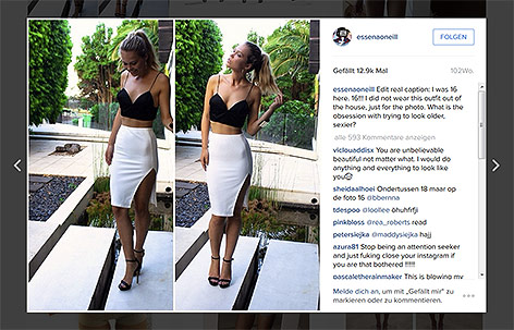 © instagram.com/essenaoneill Screenshot von Instagram