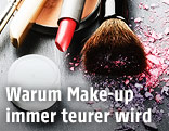 Verschiedene Make-up-Produkte