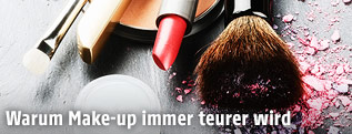 Verschiedene Make-up-Produkte