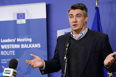 Premierminister Zoran Milanovic
