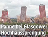 Häusersprengung in Glasgow