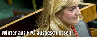 Susanne Winter im Parlament