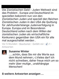 Posting von Susanne Winter