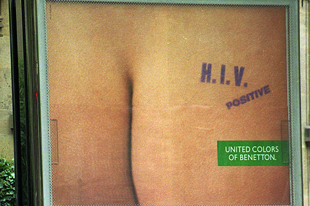 Werbeplakat von Benetton