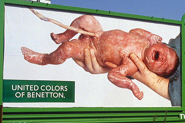 Werbeplakat von Benetton