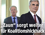 Bundeskanzler Werner Faymann und Vizekanzler Reinhold Mitterlehner