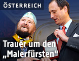 Archivbild aus dem Jahr 2010: Der Künstler Ernst Fuchs (l.) mit dem "Goldenen Ehrenzeichen für Verdienste um das Land Wien" sowie Kulturstadtrat Andreas Mailath-Pokorny