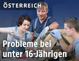 Jugendliche im Praktikum