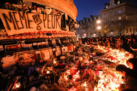 Gedenkfeieren in Paris