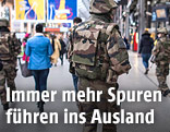 Soldaten ein einem Einkaufszentrum