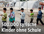 Syrische Kinder in einem türkischen Flüchtlingscamp