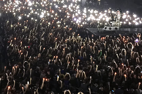 © Privat Konzertbesucher auf dem Foo-Fighter-Konzert