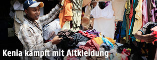 Altkleiderhändler in Kenia
