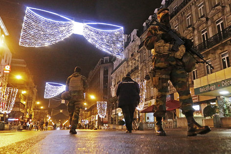 © Reuters/Yves Herman Soldaten in Brüssel
